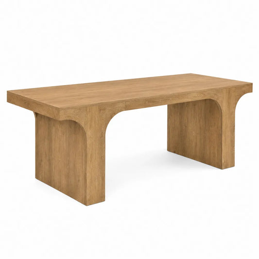 Table ¨¤ manger rectangulaire en bois de