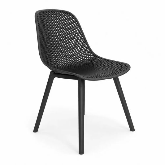 Chaise en Polypropyl¨¨ne Noir
