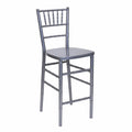 Chaise de bar en aluminium
