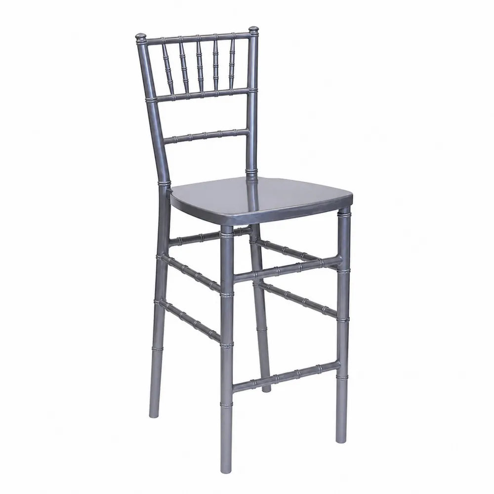 Chaise de bar en aluminium